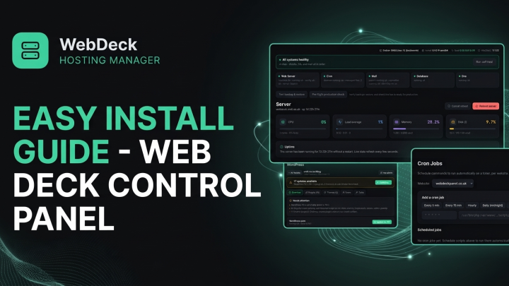 Easy Install Guide – Web Deck Control Panel